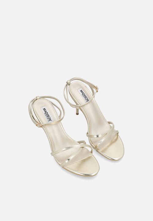 Madison® - Hope open toe ankle strap - gold