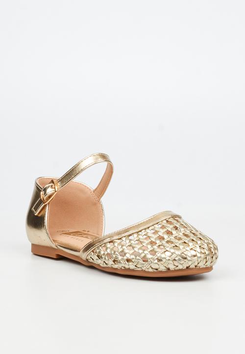 Little Miss Black - Lovely 2 Macrame Pump - Champagne