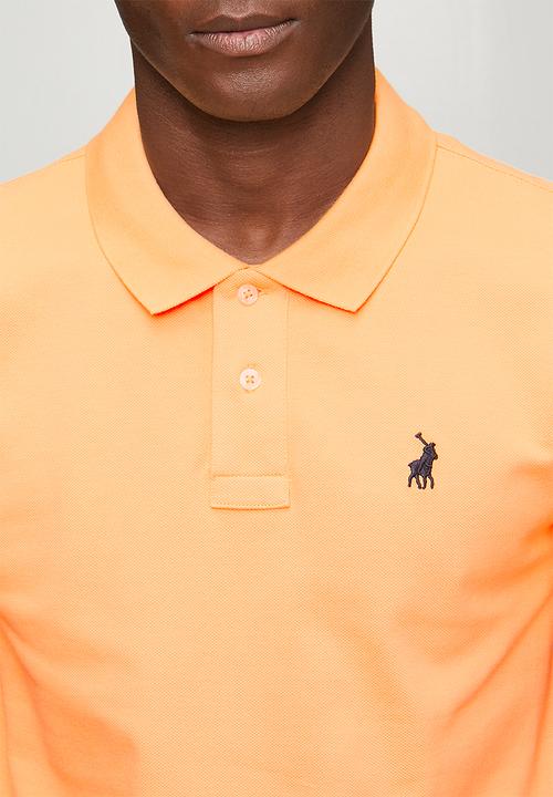 POLO - Mens essential pique ss golfer - orange