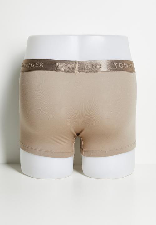 Tommy Hilfiger - 3P TRUNK - Drk Cffe/Cstl Tpe/Nws Print