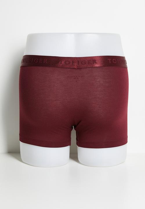 Tommy Hilfiger - 3P TRUNK - Dp Rge/Dp Rge/Dp Rge