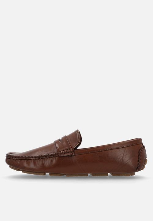 Pierre Cardin - Marc formal moccasin tan mono