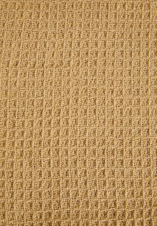 Sixth Floor - Waffle Cotton Throw - Natural