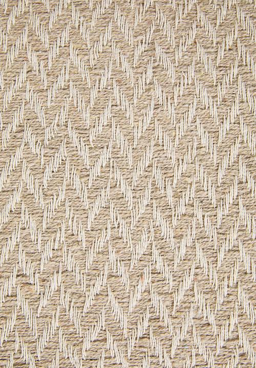 Sixth Floor - Herringbone Cotton Throw - Natural
