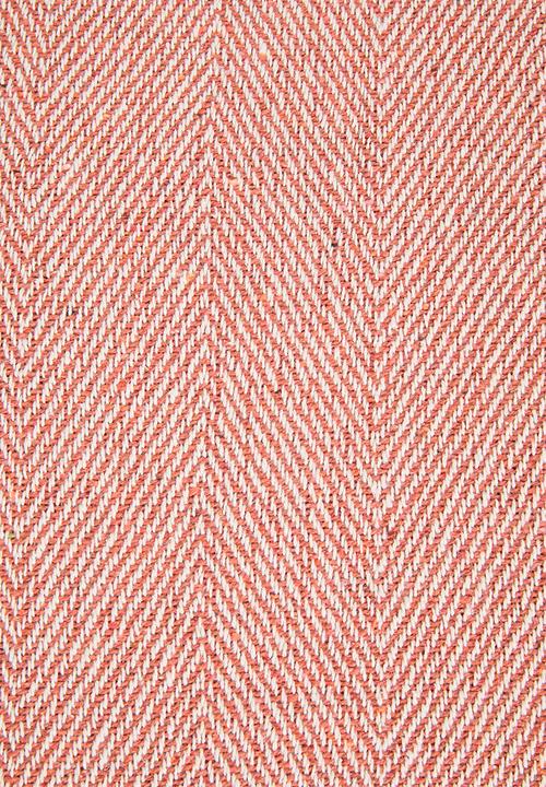 Sixth Floor - Chevron Cotton Throw - Rust