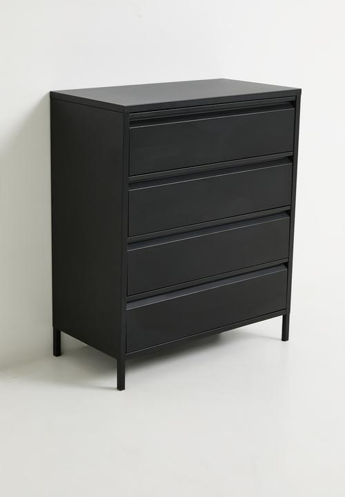 Sixth Floor - Mia 4 Chest Drawer - Black