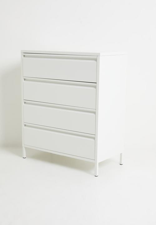 Sixth Floor - Mia 4 Chest Drawer - White