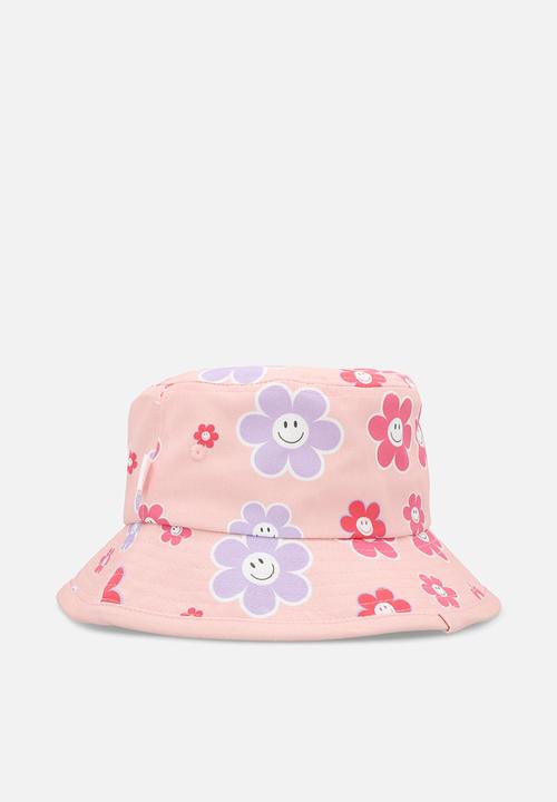 FILA - Smiley Bucket Hat - Cherry Blossom
