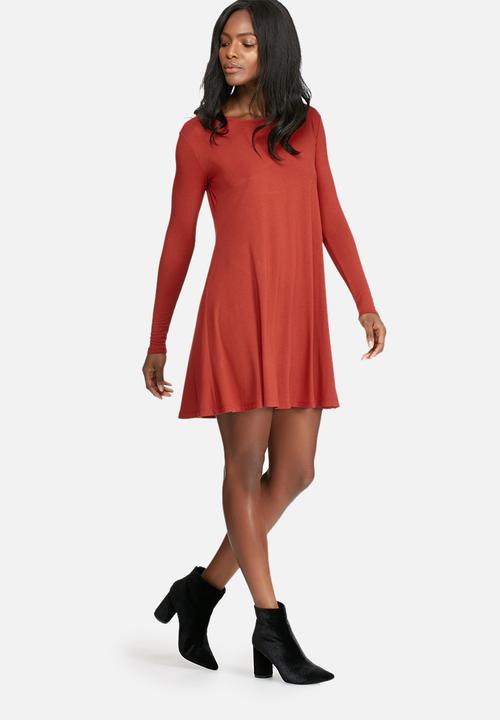 dailyfriday - Round neck swing dress