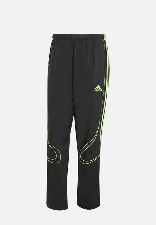 adidas Performance -  Teamgeist Adicolor Track Pants - Black / Signal Green