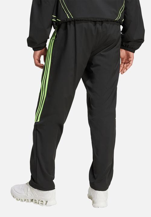 adidas Performance -  Teamgeist Adicolor Track Pants - Black / Signal Green