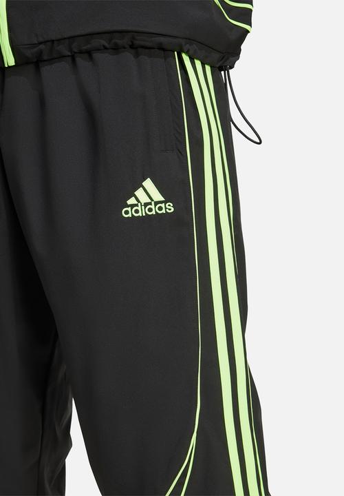 adidas Performance -  Teamgeist Adicolor Track Pants - Black / Signal Green