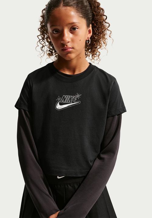 Nike - Girls Nike Sportswear Mod Crop Adapt Tee