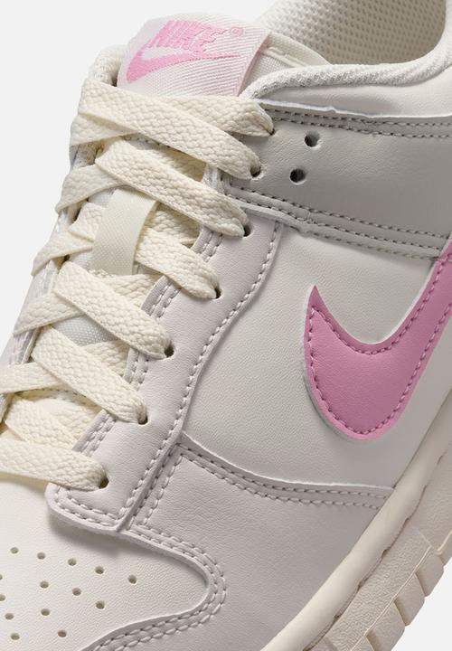 Nike - Nike dunk low grade school - sail/pink rise - phantom/ light bone