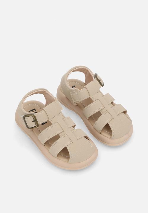 Pop Candy - Fisherman sandals with buckles straps - neutral 