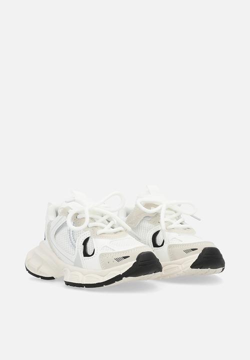 Pop Candy - Vintage-style chunky sole sneakers - white