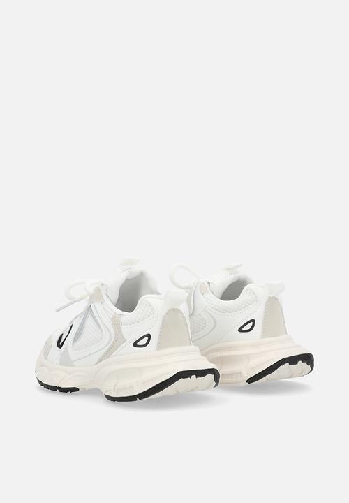 Pop Candy - Vintage-style chunky sole sneakers - white