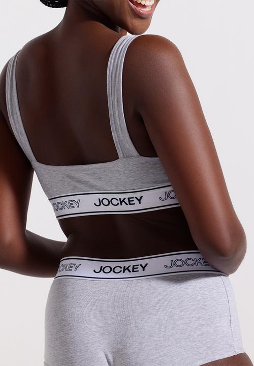 Jockey - Monochrome crop top - grey