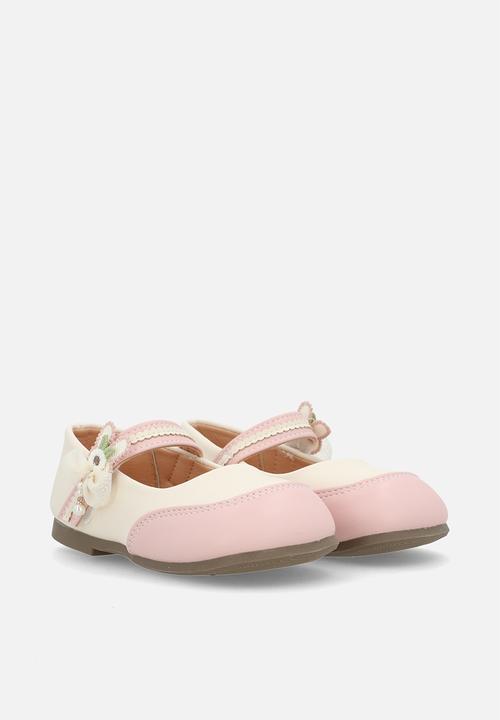 Pop Candy - PU two-tone pumps - white /pink