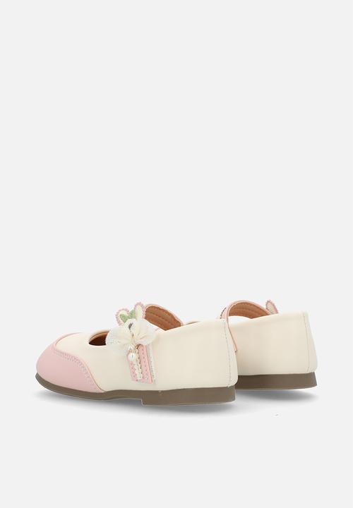 Pop Candy - PU two-tone pumps - white /pink