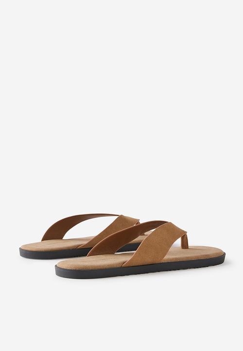 Cotton On - ELEVATED FLIP FLOP - TAN