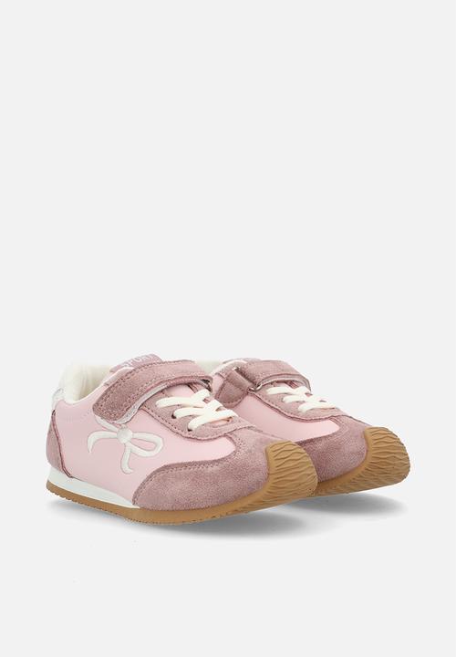 Pop Candy - Casual sneakers with embroidered bow feature - pink multi