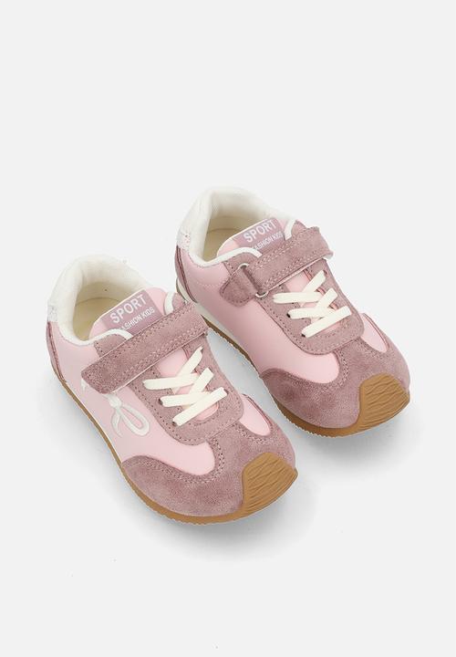 Pop Candy - Casual sneakers with embroidered bow feature - pink multi