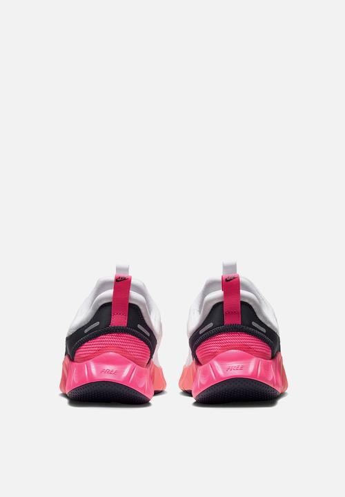 Nike - Nike free ride grade school - white/gridiron/hyper pink/atomic pink