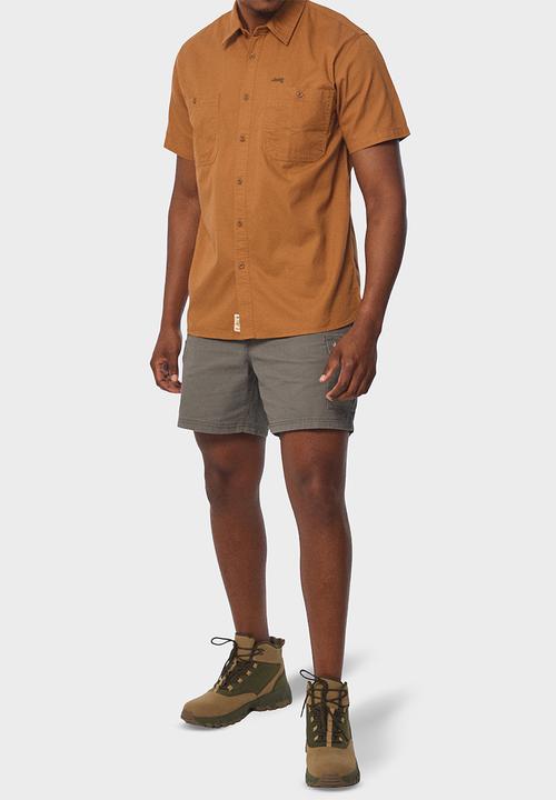 JEEP - Workshirt Short Sleeve- Brown