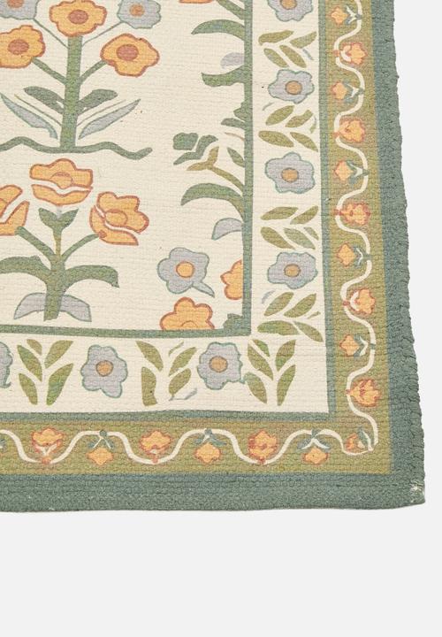Sixth Floor - Cottage  Cotton Printed Rug Mutli