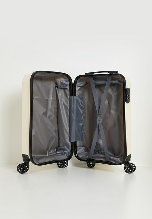 Pop Candy - Ribbed trolley bag - cream