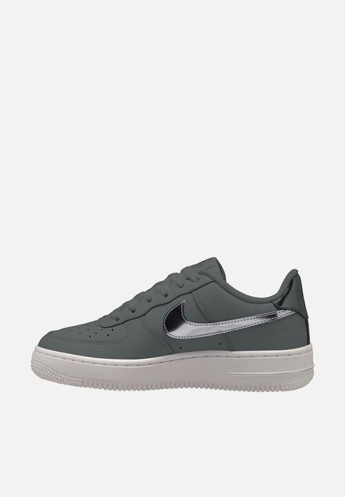 Nike - Nike air force 1 grade school - smoke grey/metallic silver/vast grey