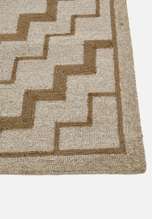 Sixth Floor - Alto Handtufted Wool & Jute Antique Rug Natural