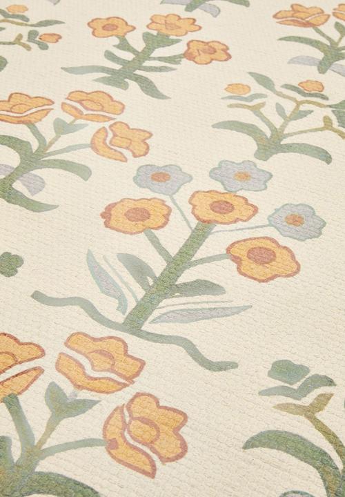 Sixth Floor - Cottage  Cotton Printed Rug Mutli