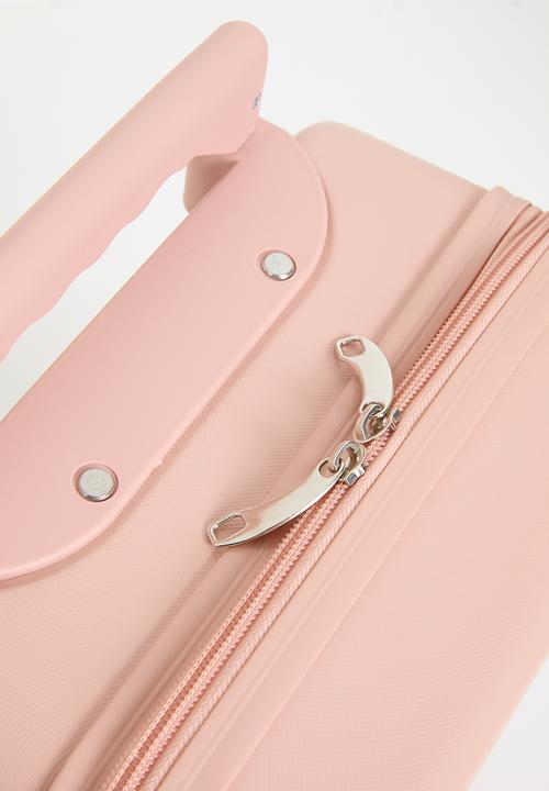 Pop Candy - Mini ribbed trolley bag - powder pink
