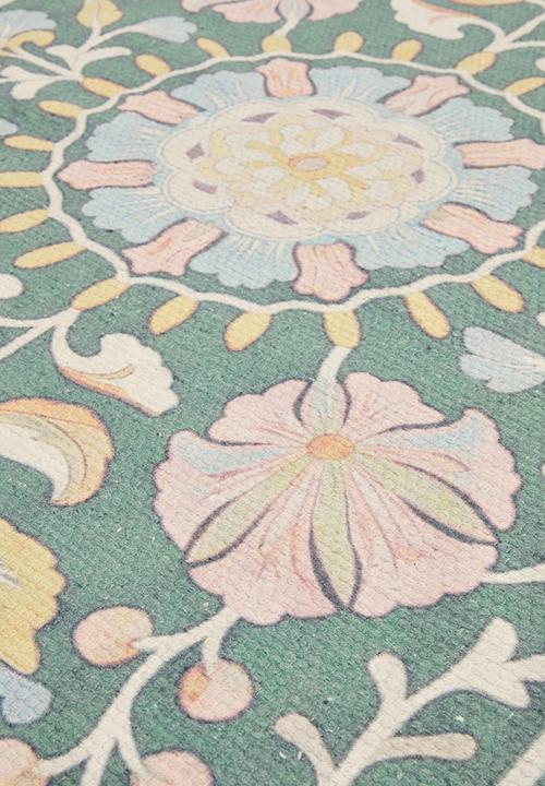 Sixth Floor - Regal Garden Cotton Printed Rug Mutli