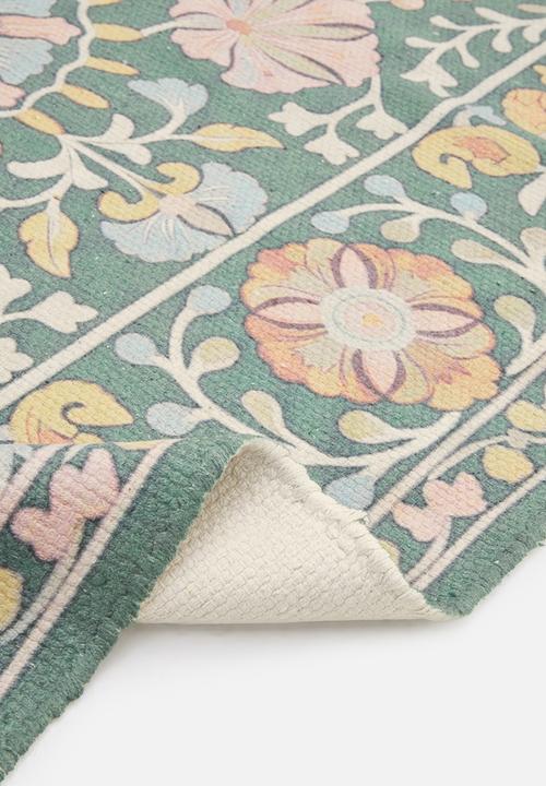 Sixth Floor - Regal Garden Cotton Printed Rug Mutli