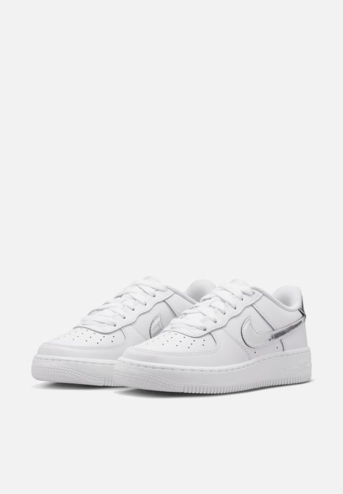 Nike - Nike air force 1 grade school - white/metallic silver