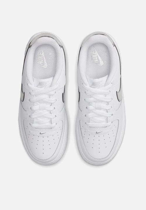 Nike - Nike air force 1 grade school - white/metallic silver