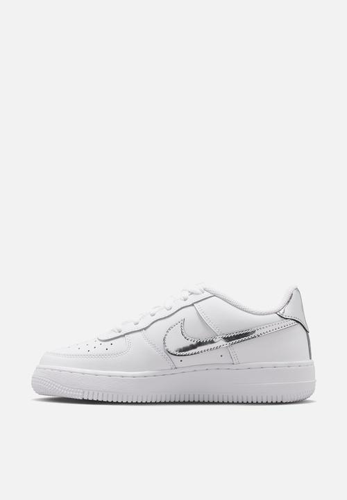 Nike - Nike air force 1 grade school - white/metallic silver