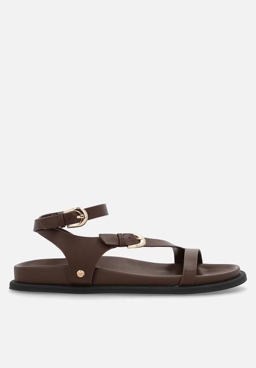 Miss Black - Polpetta 9 multi-strap sandal - chocolate