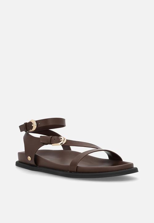 Miss Black - Polpetta 9 multi-strap sandal - chocolate