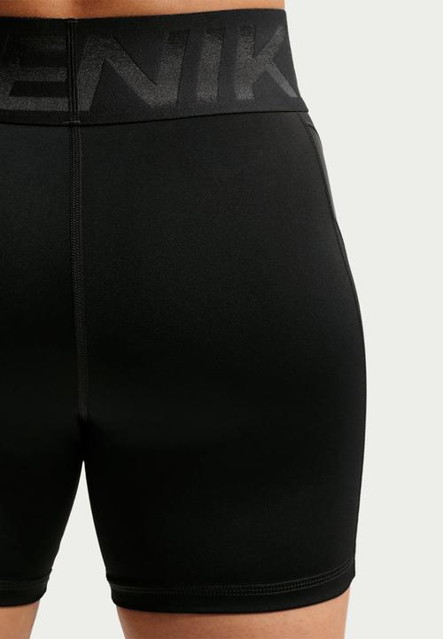 Nike - W Nk Pro Sculpt High-Waisted 5"Shorts - Black/Black