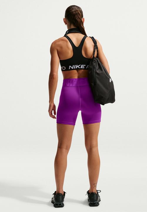 Nike - W Nk Pro Sculpt High-Waisted 5"Shorts - Vividpurple/Vividpurple