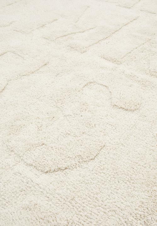 Sixth Floor - Tufted Alphabetical Rug Natural
