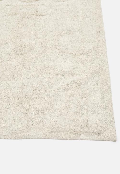 Sixth Floor - Tufted Alphabetical Rug Natural