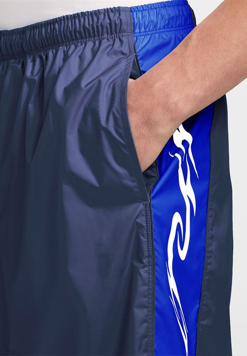 Nike - Nsw Graphic Track Pants - Midnight Navy/Game Royal/Safety Orange