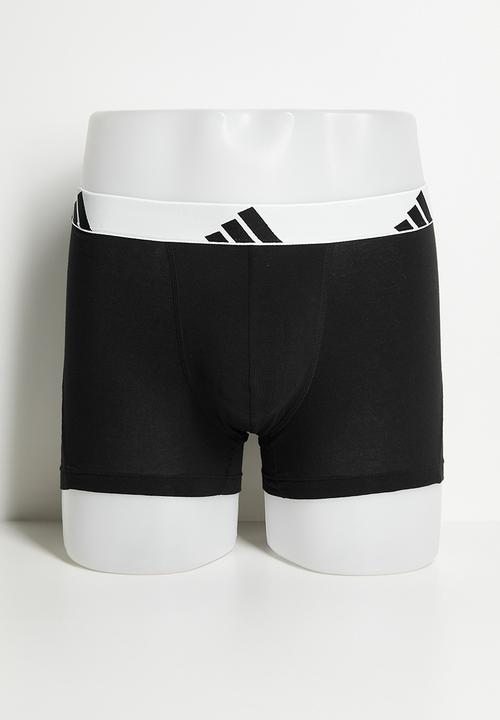 adidas Performance - Active Flex Cotton - 2PK Trunk - White Band - BBB -