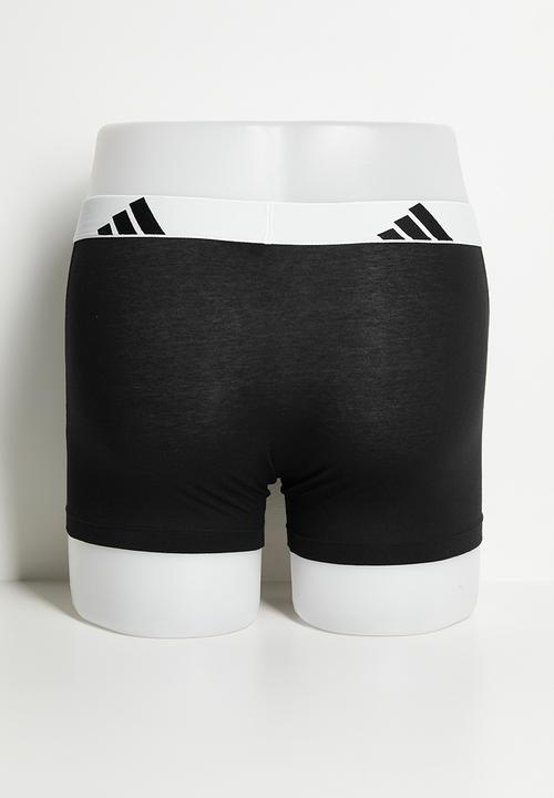 adidas Performance - Active Flex Cotton - 2PK Trunk - White Band - BBB -