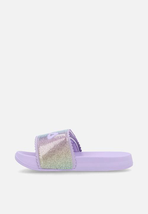 FILA - Glitter slide-purple/purple glitter